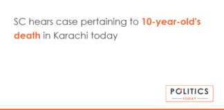 SC hears case pertaining to 10-year-old's death in Karachi today