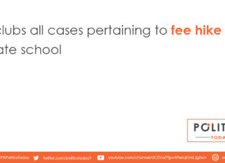 SC clubs all cases pertaining to fee hike by private school