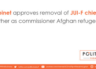 Cabinet approves removal of JUI-F chief's brother as commissioner Afghan refugees