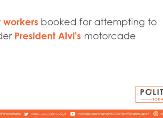 FixIt workers booked for attempting to hinder President Alvi's motorcade