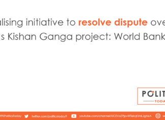 Finalising initiative to resolve dispute over India’s Kishan Ganga project: World Bank