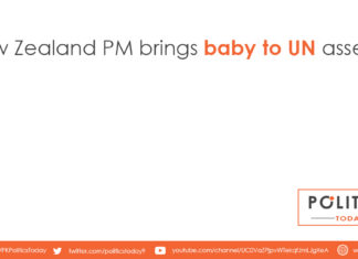 New Zealand PM brings baby to UN assembly