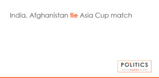 India, Afghanistan tie Asia Cup match