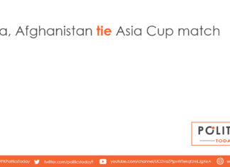 India, Afghanistan tie Asia Cup match