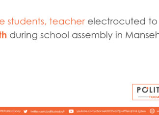 Three students, teacher electrocuted to death during school assembly in Mansehra