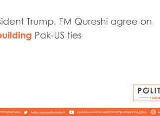 President Trump, FM Qureshi agree on re-building Pak-US ties