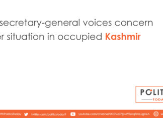 UN secretary-general voices concern over situation in occupied Kashmir