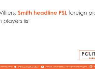 De Villiers, Smith headline PSL foreign platinum players list