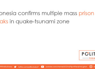 Indonesia confirms multiple mass prison breaks in quake-tsunami zone